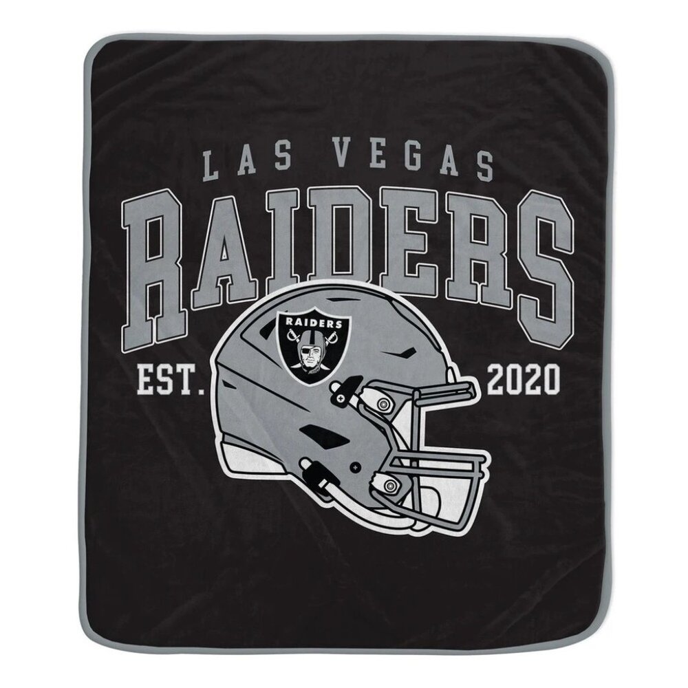 Las Vegas Raiders NFL Pegasus 50x60 Vintage Arch Ultra Soft Blanket